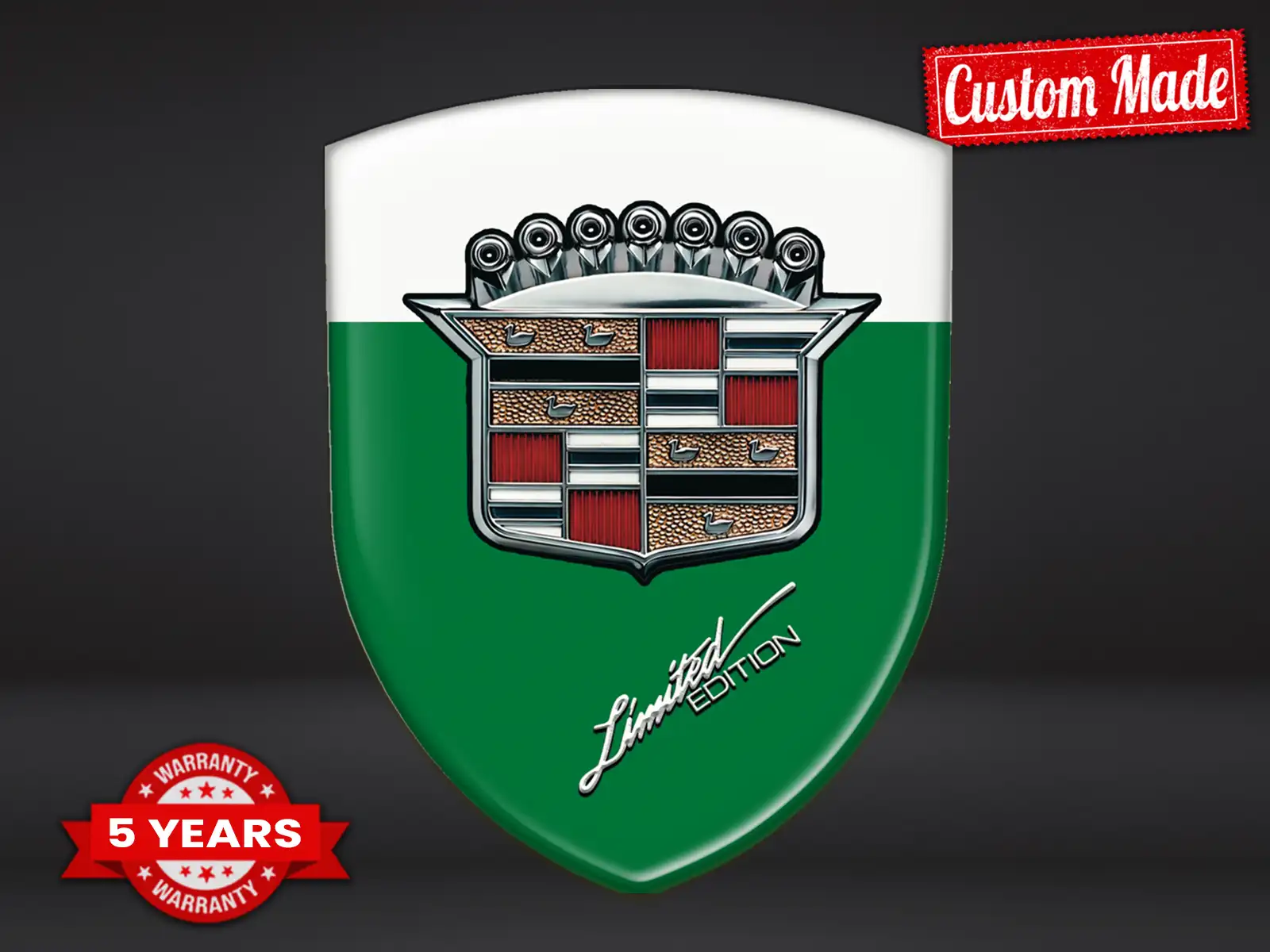 Cadillac Car Silicone Logo Performance Max Stylish Pro Durable ST